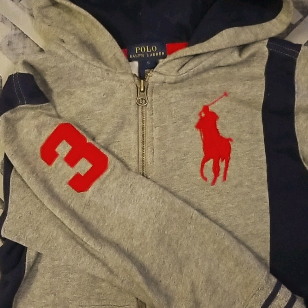 Zip up Polo sweatshirt